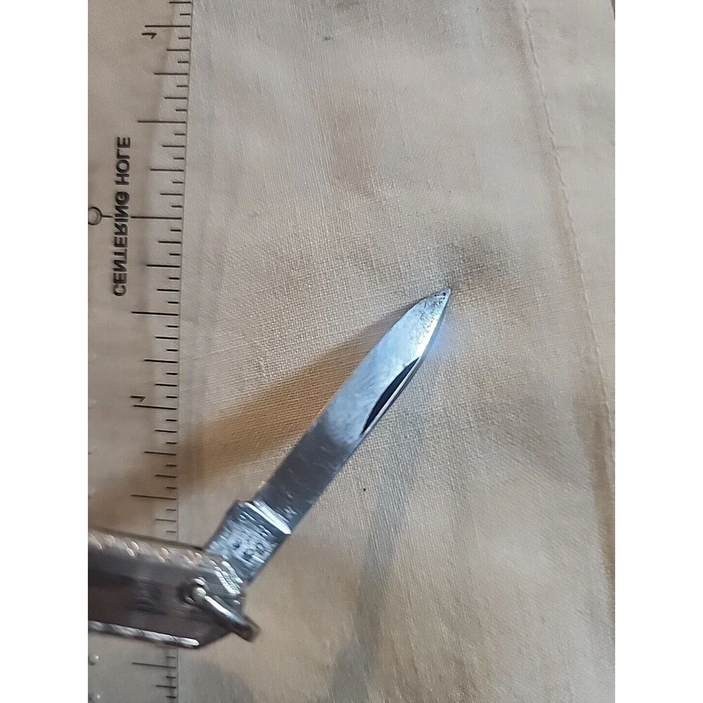 Vintage Elgin Pocket Watch Knife Pocket Knife Silver Knife In Case Elgin Lot